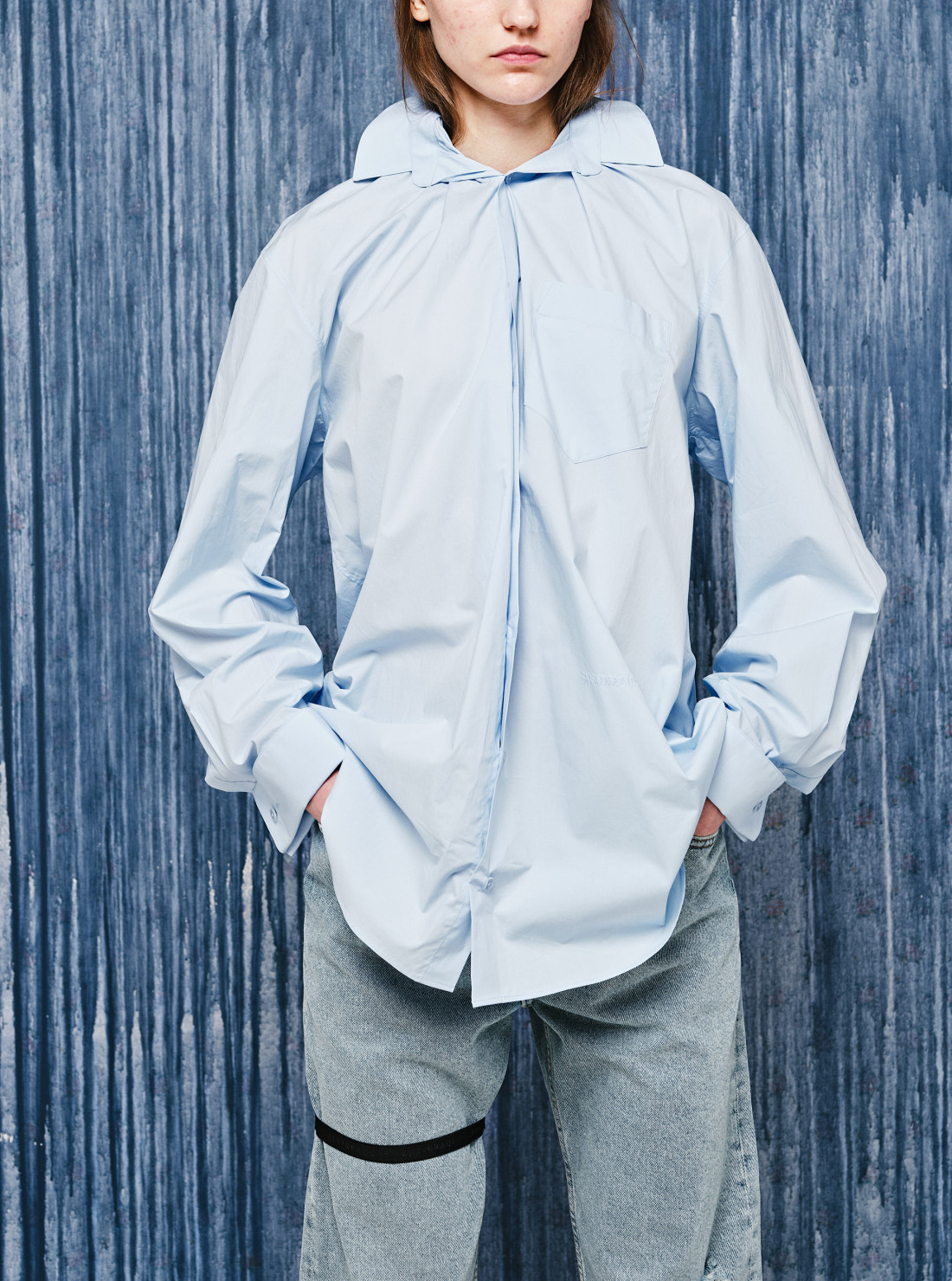 Chemise col élastique