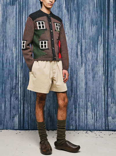 House Polo Cardigan