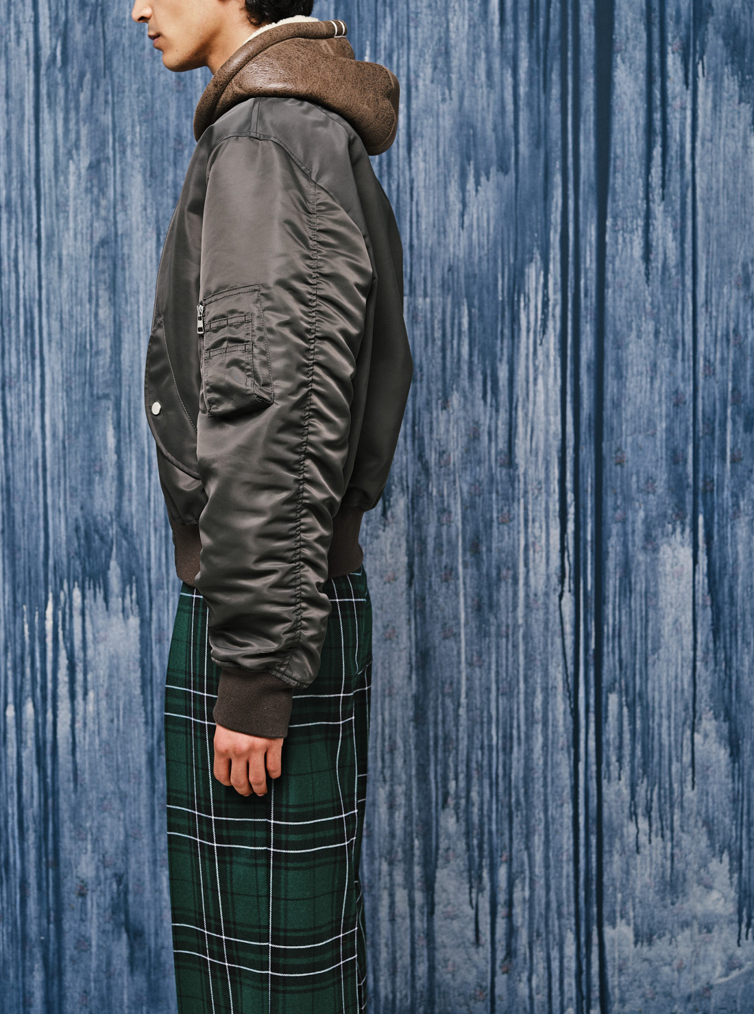 Hooded Bomber Jacket