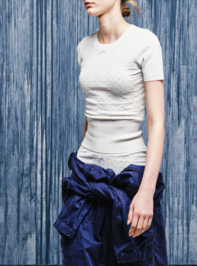 t-shirt Pointelle 2