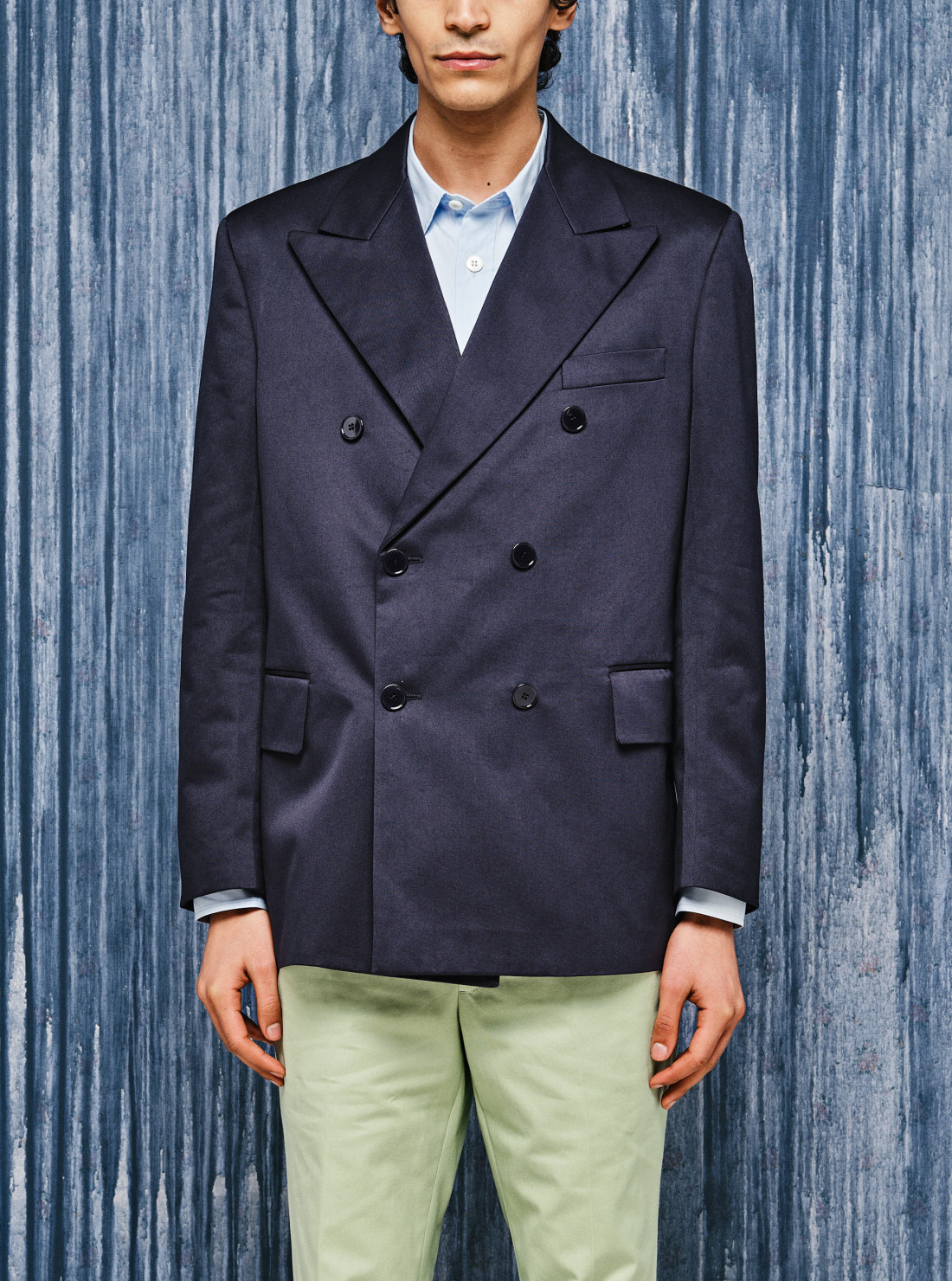 Veste croisée en coton