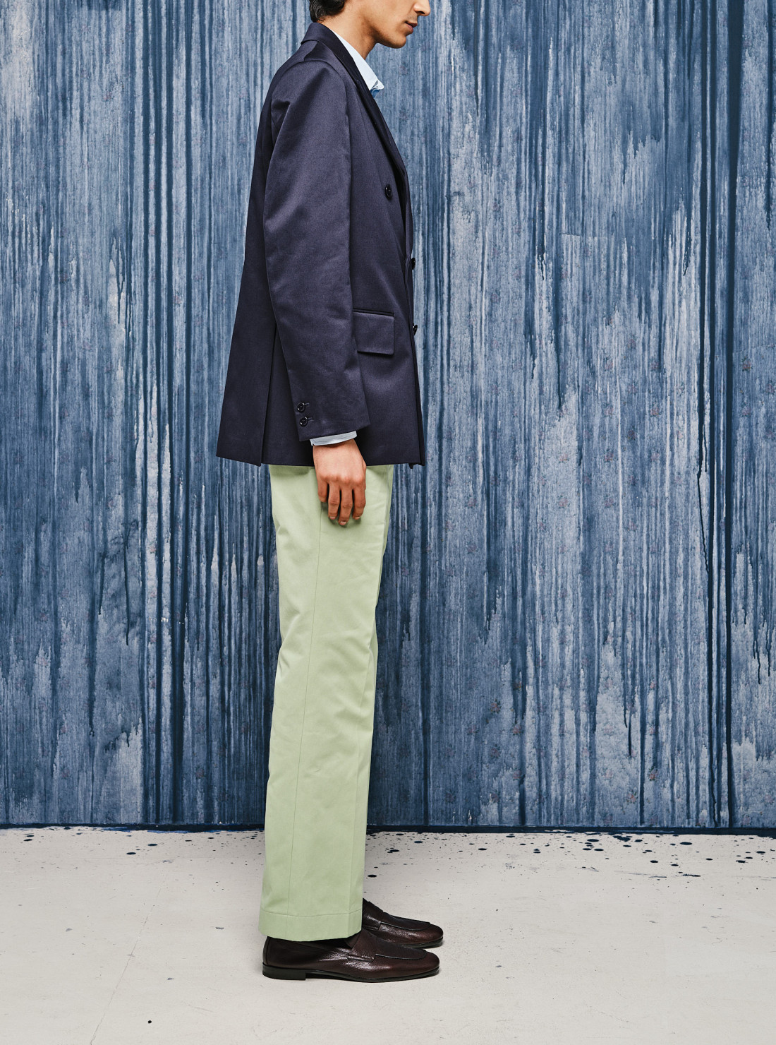 Veste croisée en coton