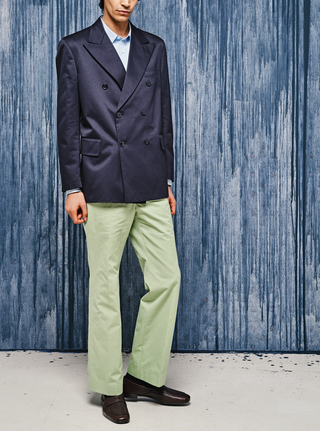 Veste croisée en coton