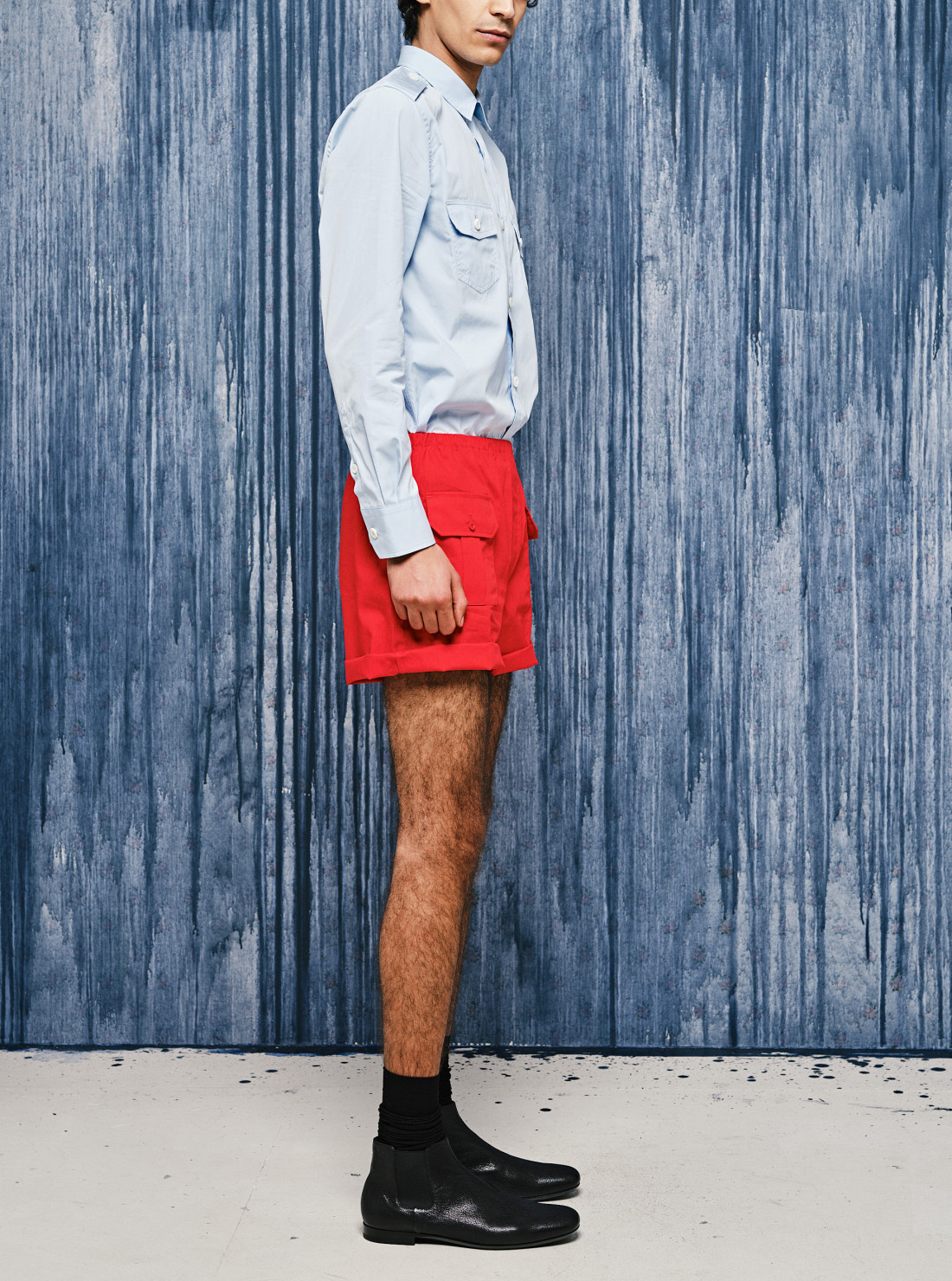 Cotton poplin Bermudas