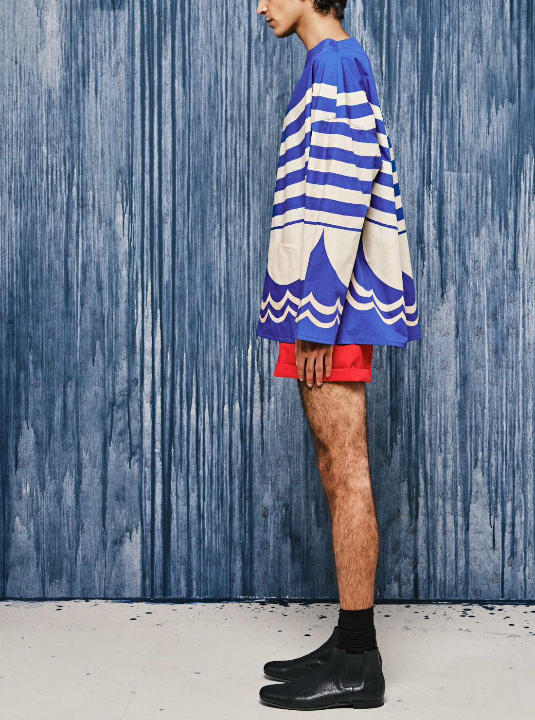 Chemise en coton imprimé