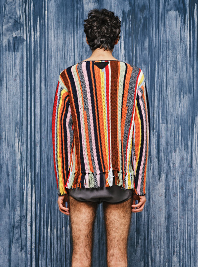 Fringed multicolored wool... 2