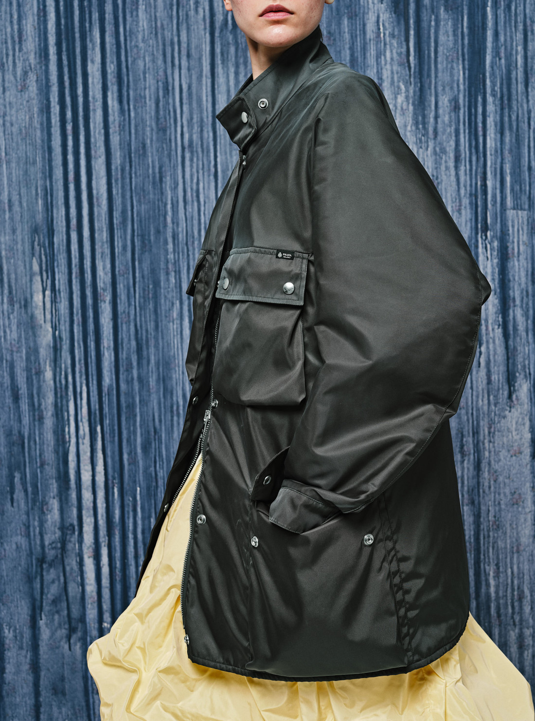Veste imperméable en Re-Nylon lavé