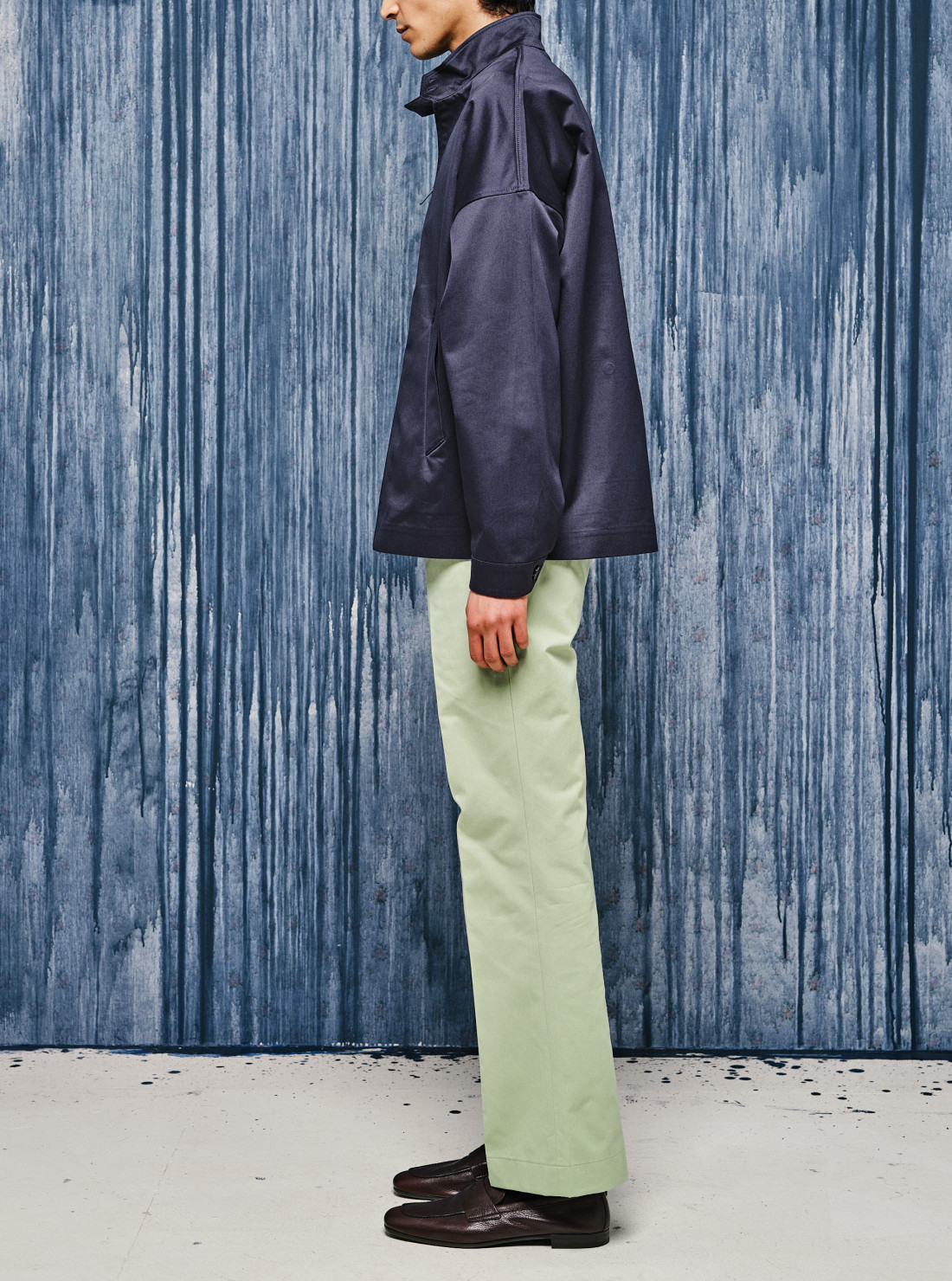 Cotton blouson jacket