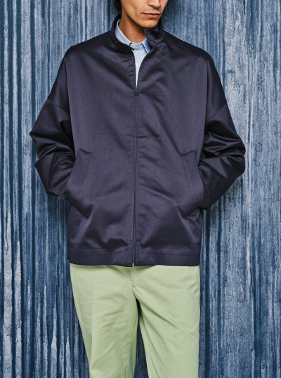 Cotton blouson jacket