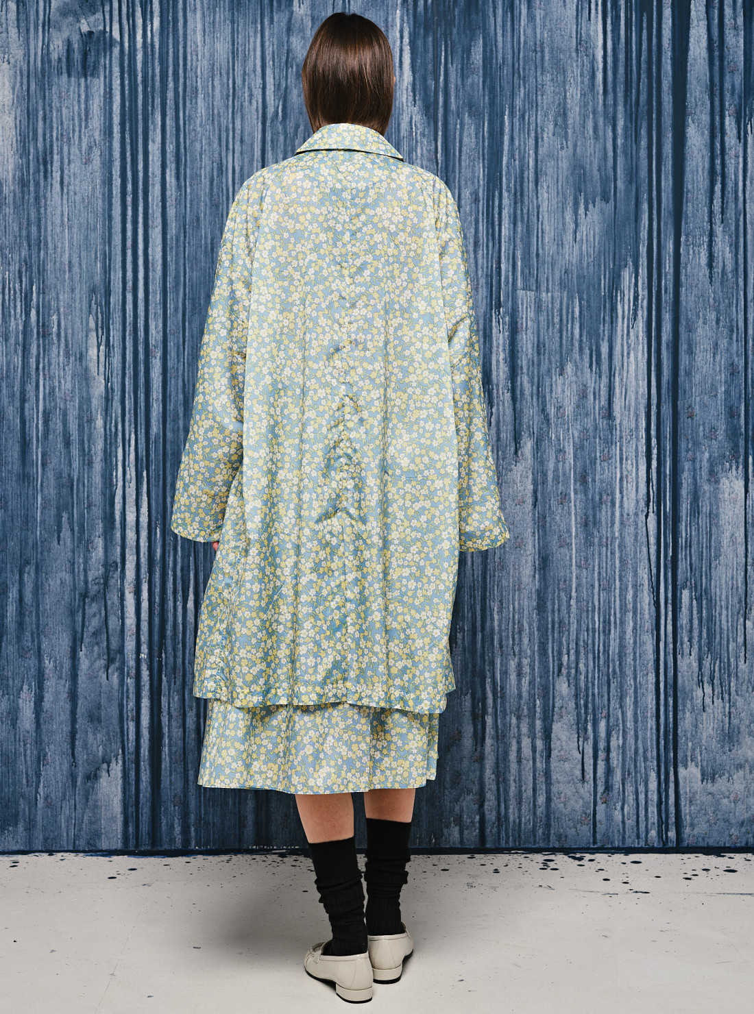Imperméable imprimé en Re-Nylon