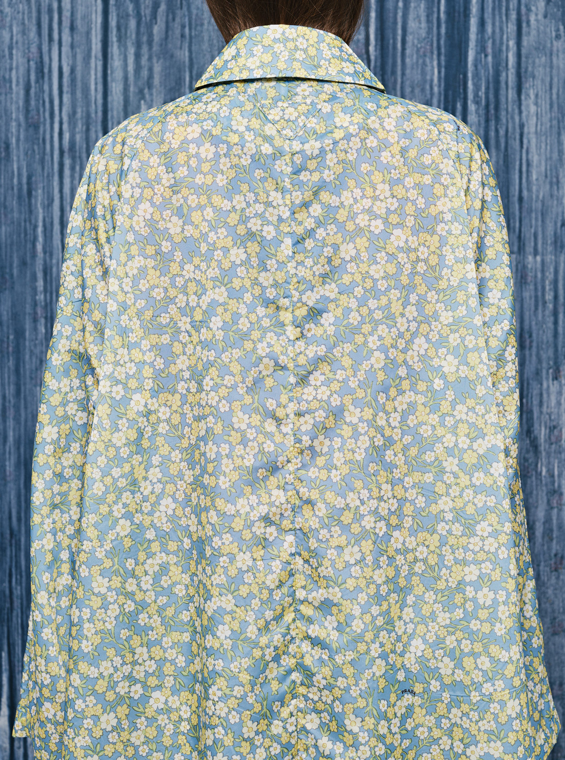 Imperméable imprimé en Re-Nylon
