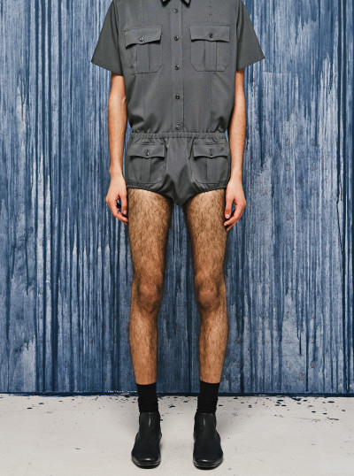 Technical fabric shorts