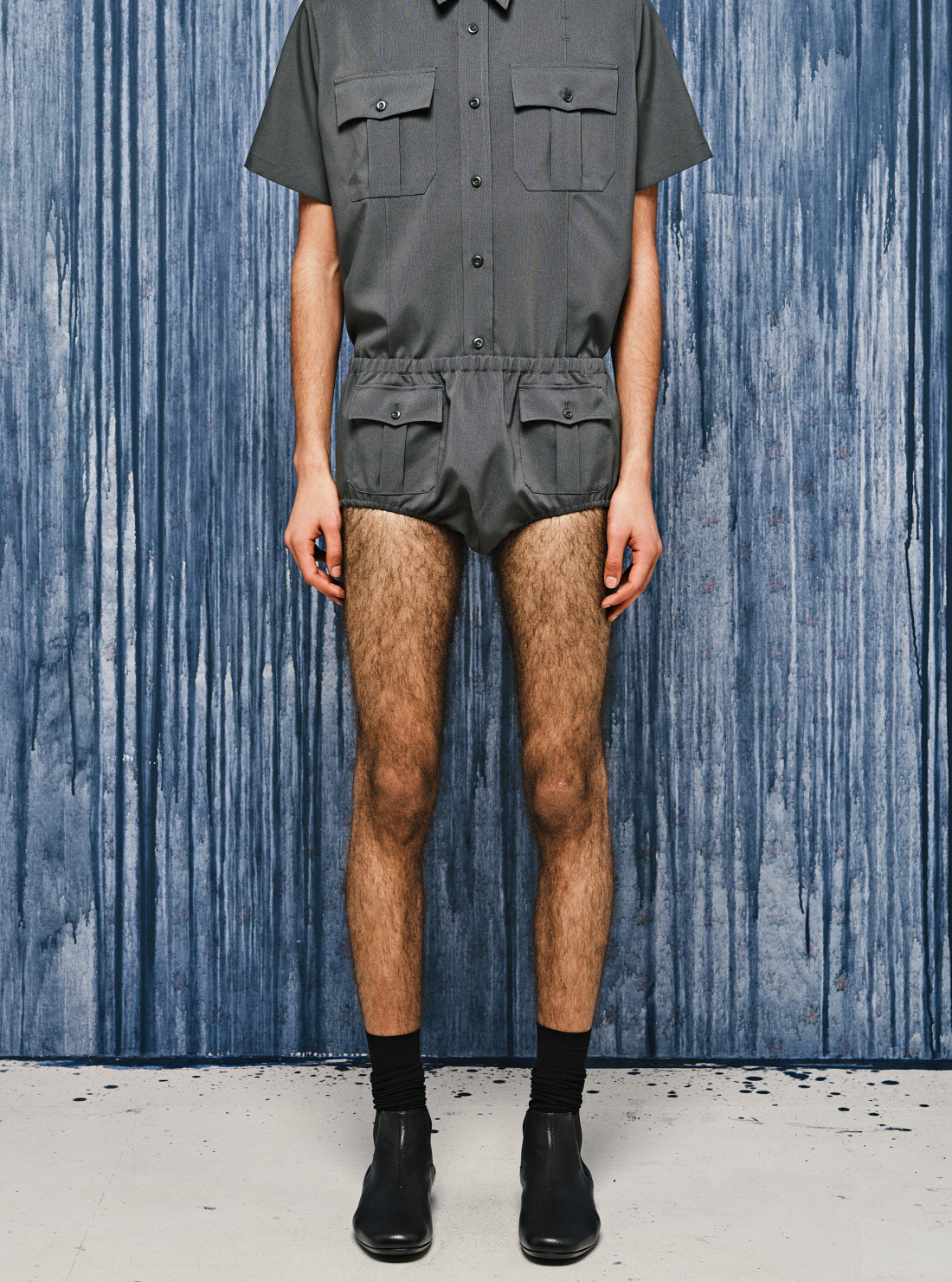 Technical fabric shorts