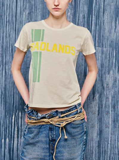 T-shirt 'Badlands' blanc cassé