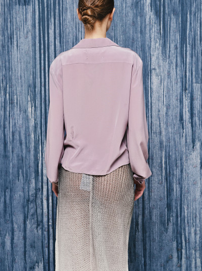 Long-sleeved silk shirt 2