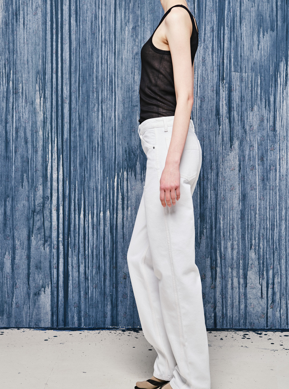 Five Pockets Twisted Pants