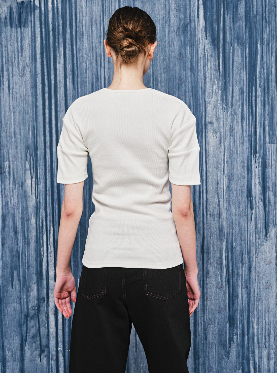 Henley ajusté en jersey