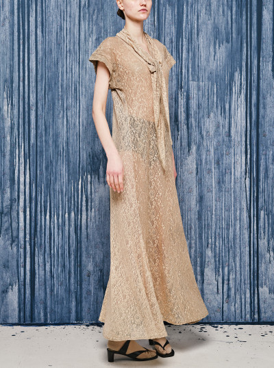 Robe longue foulard en... 2