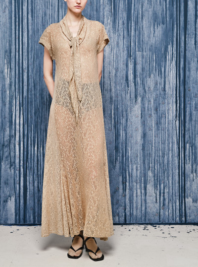 Robe longue foulard en... 2