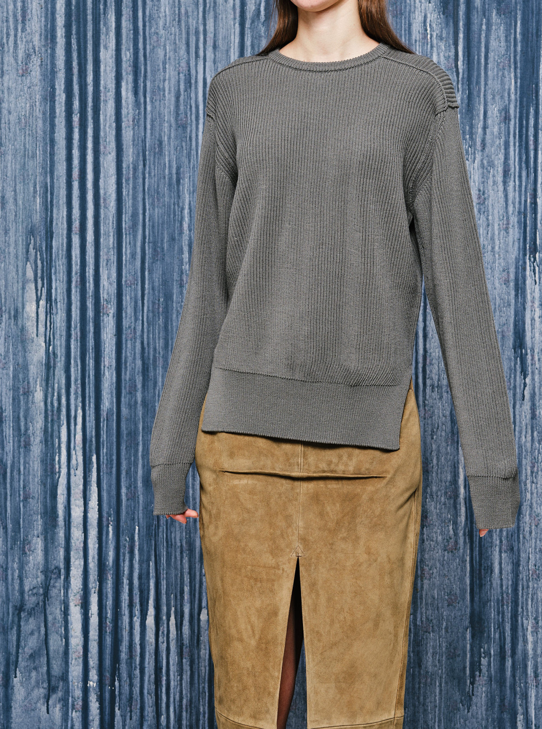Pull col rond Fisherman