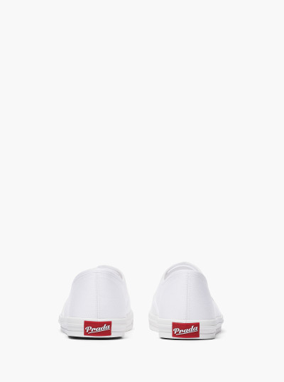 Drill fabric laced sneakers 2