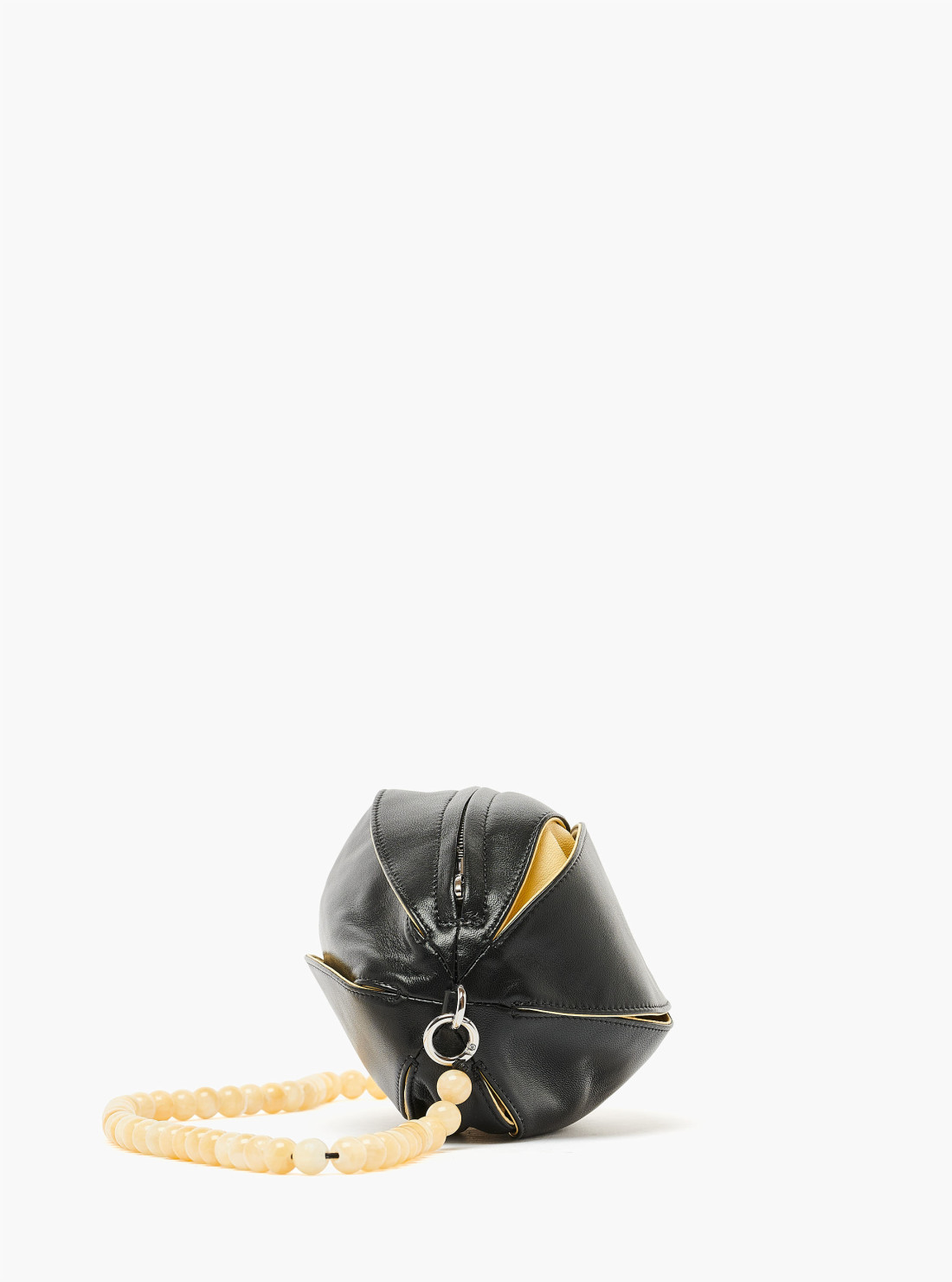 Sac ballon à soufflets en cuir