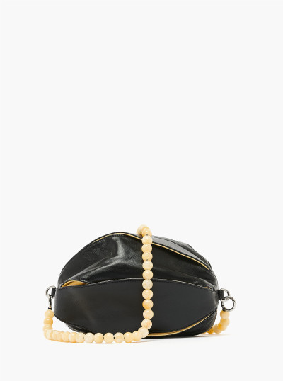 Sac ballon à soufflets en cuir