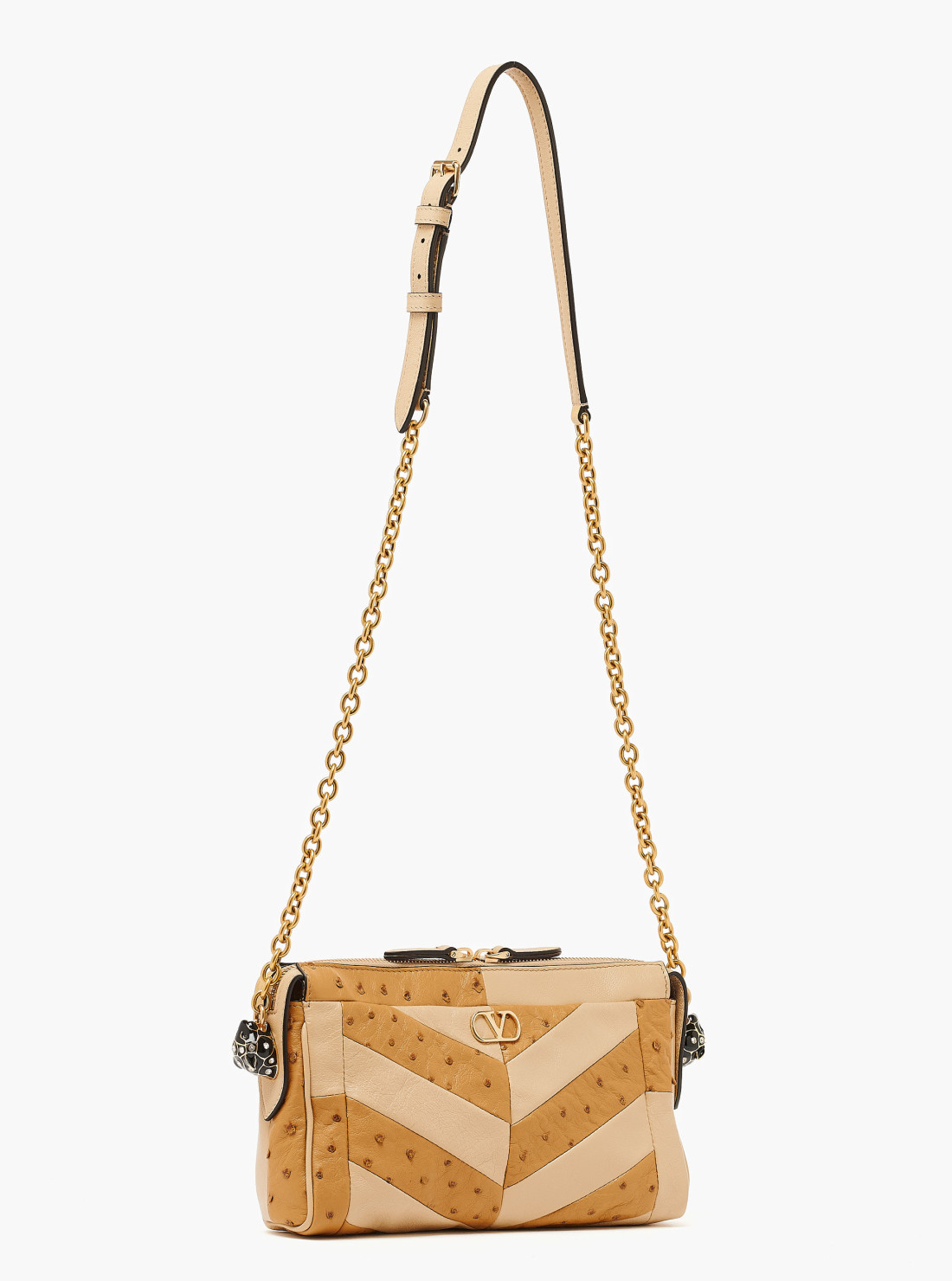 Mini Panthea Bag in Ostrich Leather...
