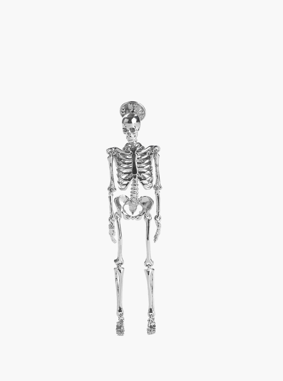Dangling Skeleton Brooche