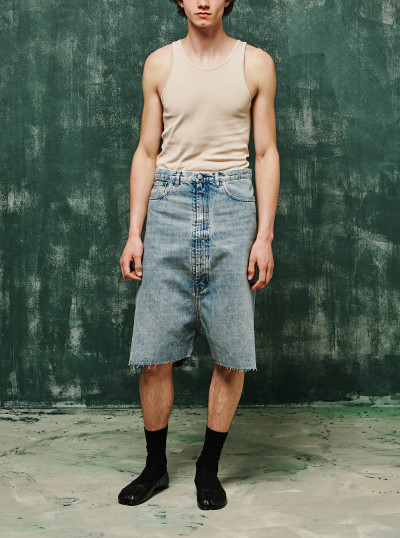 Bermuda en denim Dropped-Rise 2
