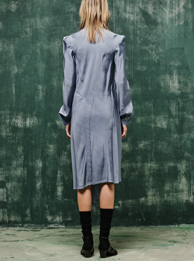 Robe en biais plissée 2