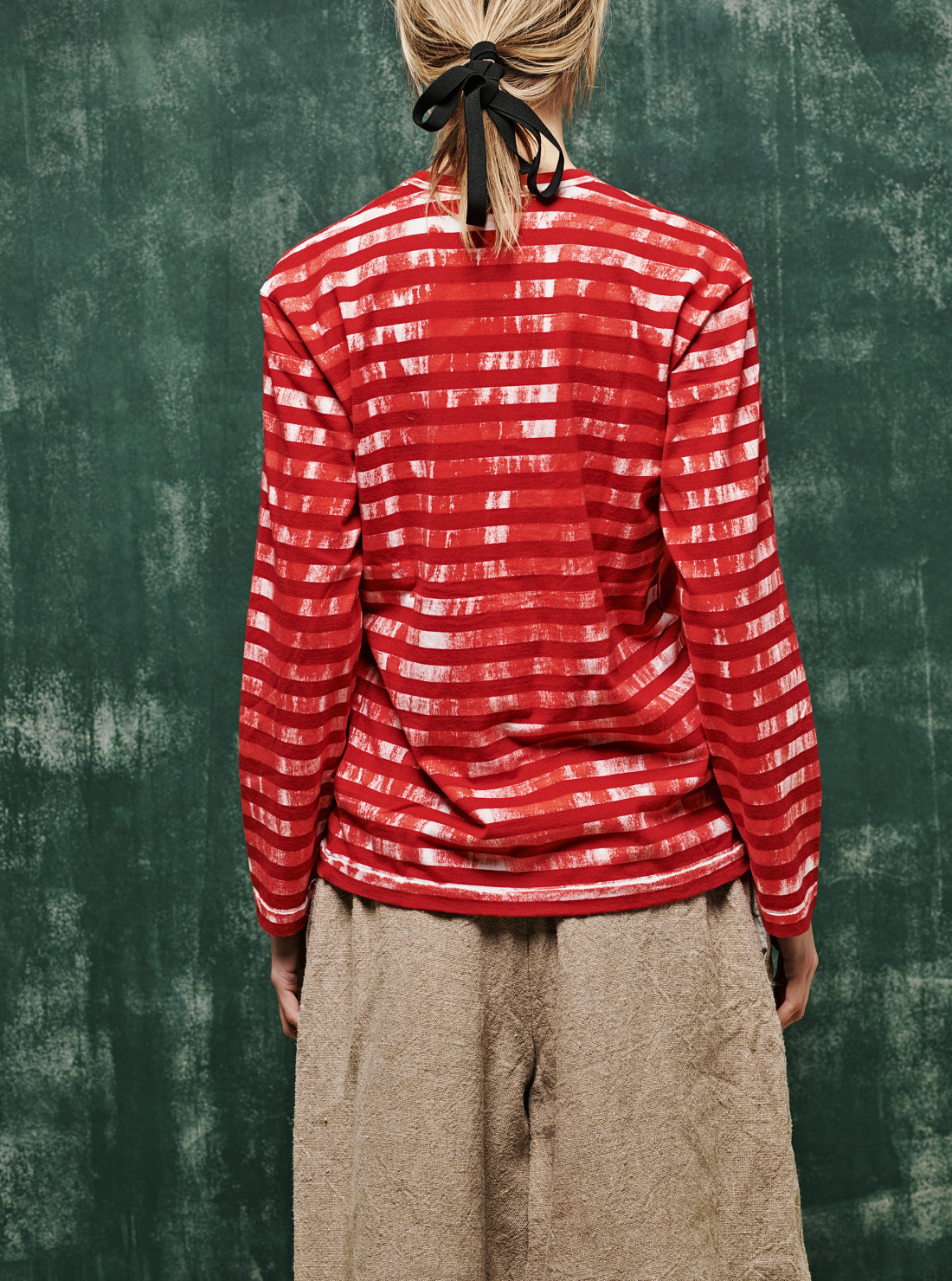 Overdyed longsleeves top