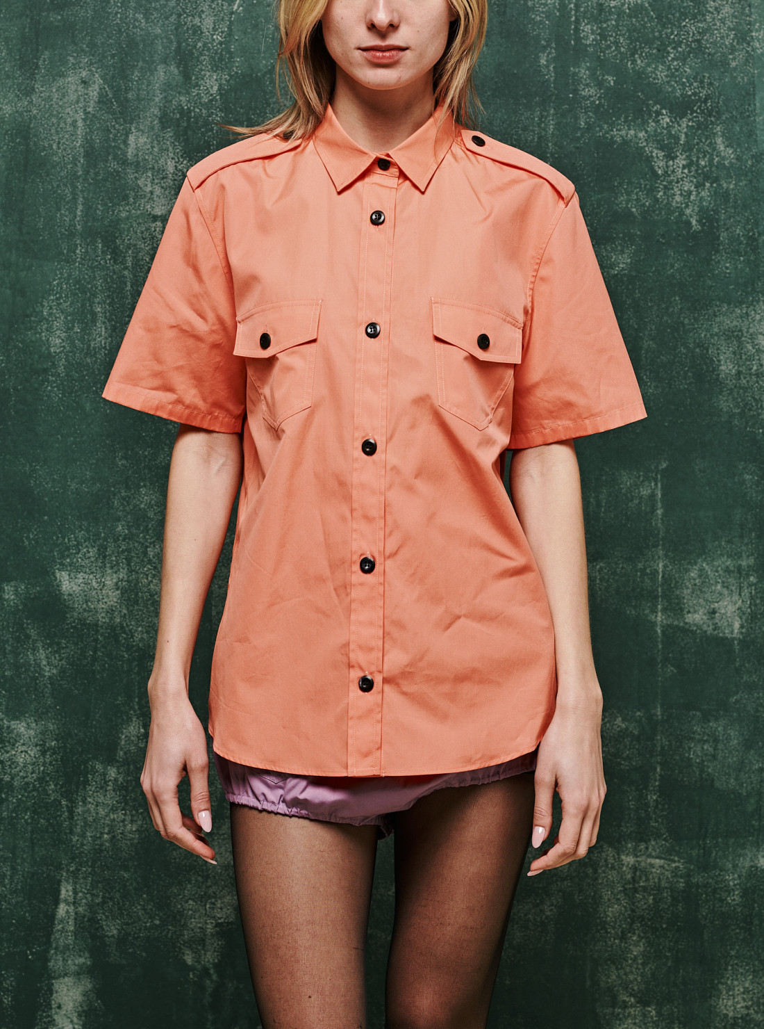 Chemise en popeline de coton