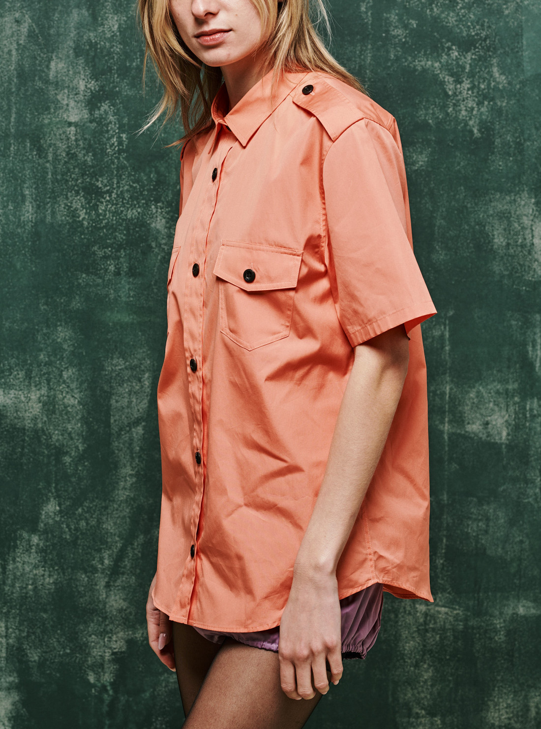 Chemise en popeline de coton