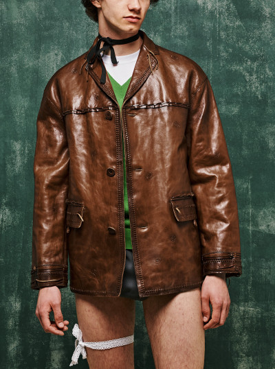 Veste en cuir