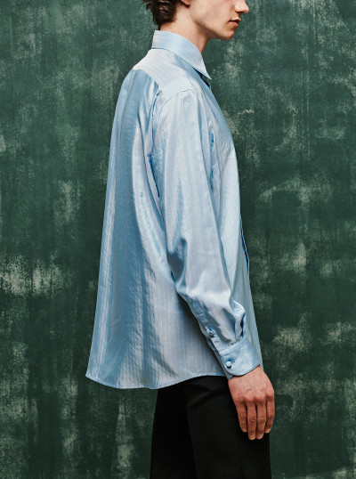 Chemise En Soie Rayée 2