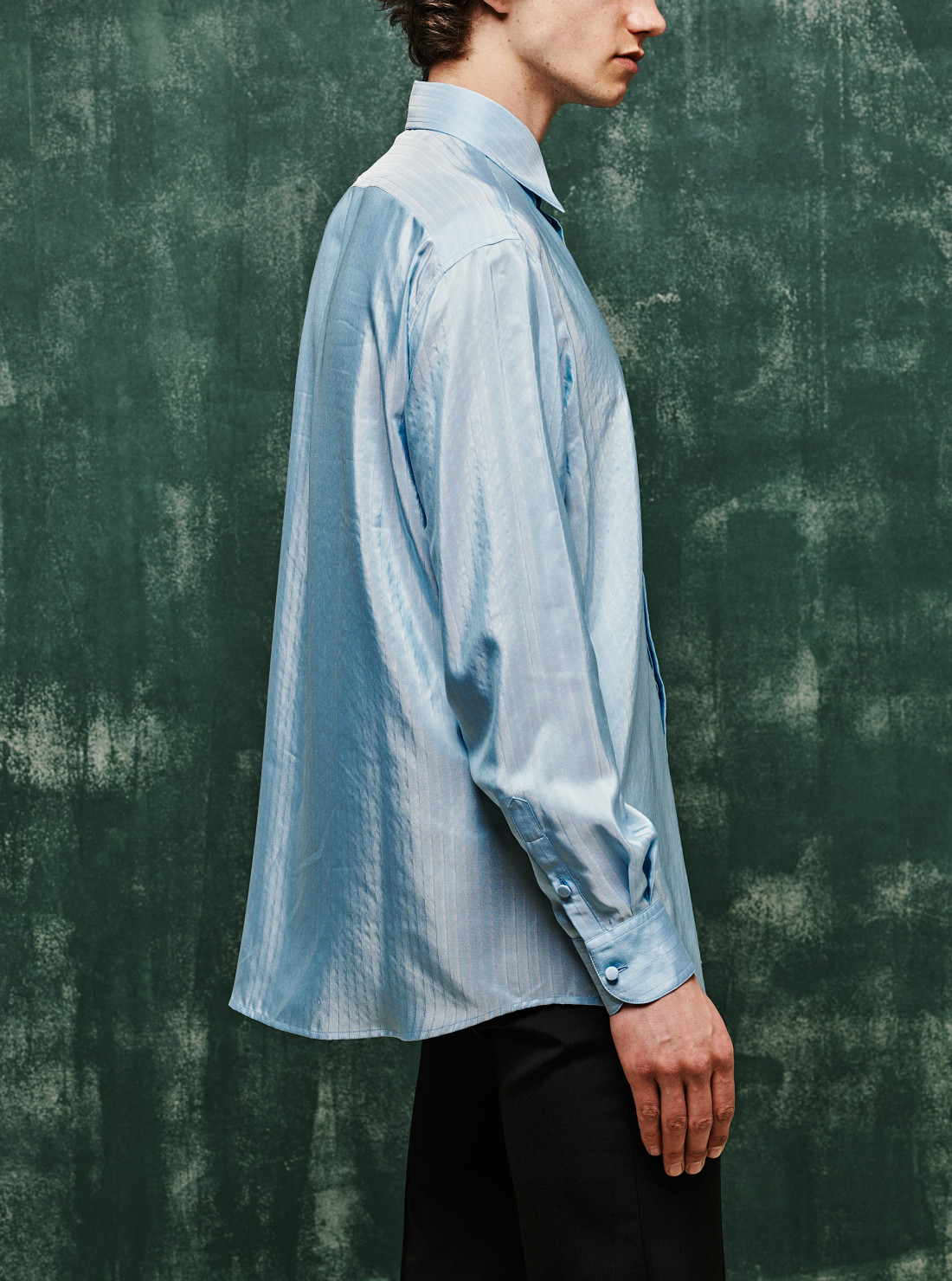 Striped Silk Shirt