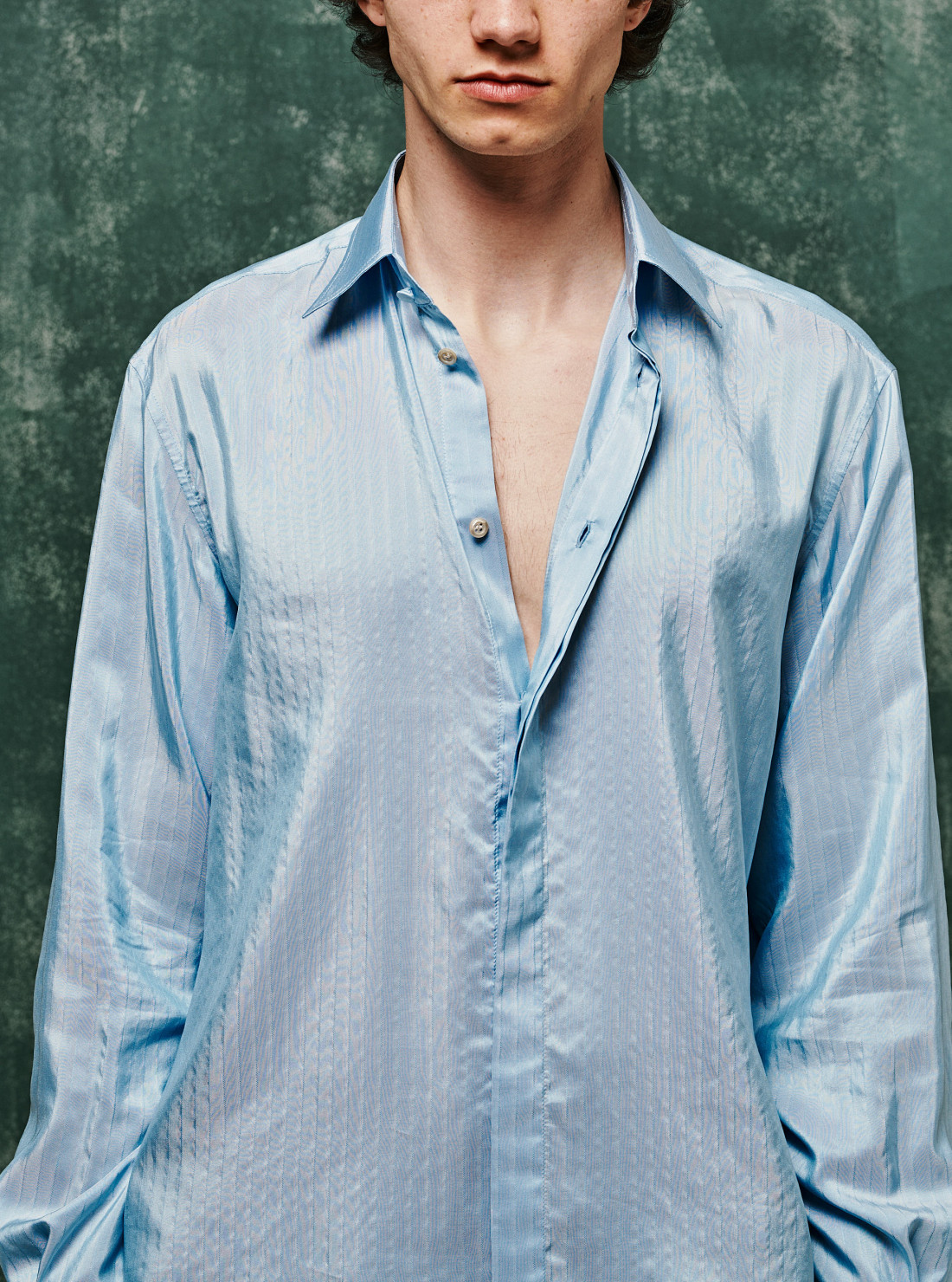Striped Silk Shirt