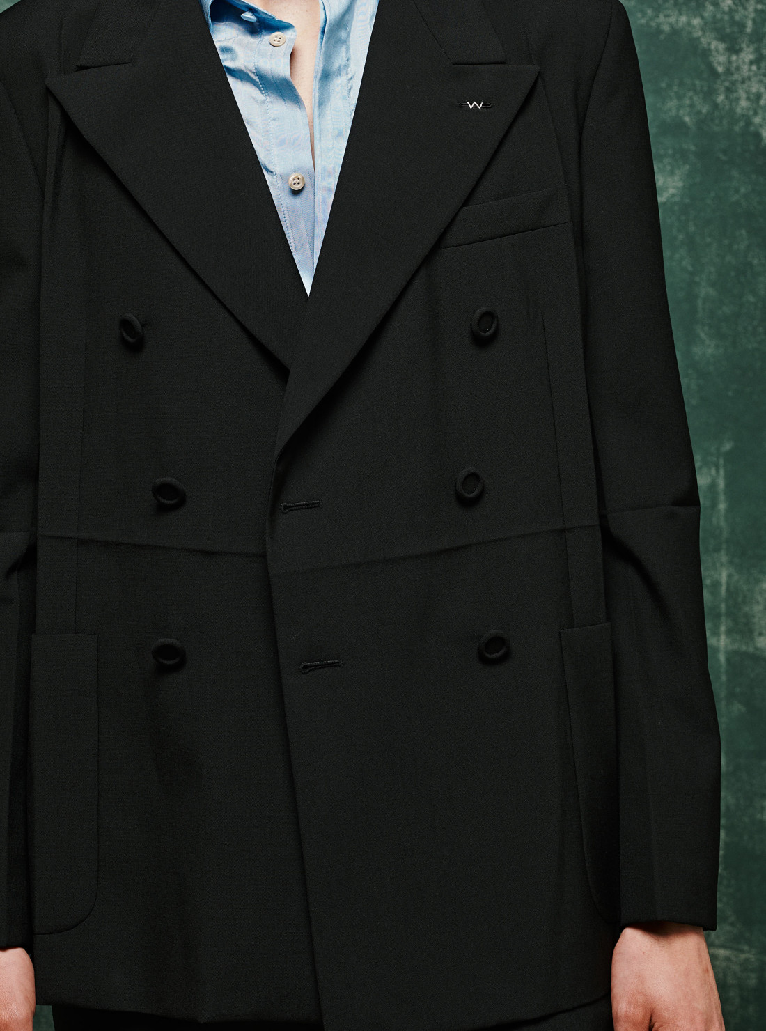 Veste croisée pli marqué