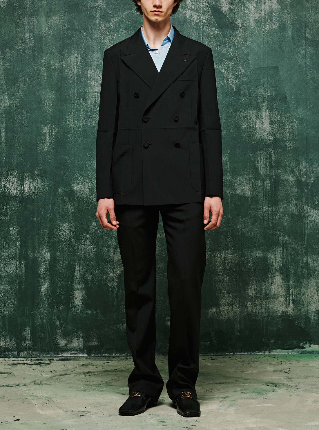 Veste croisée pli marqué