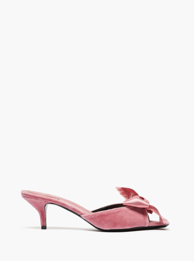 Marie A Velvet Slide Sandal 55Mm