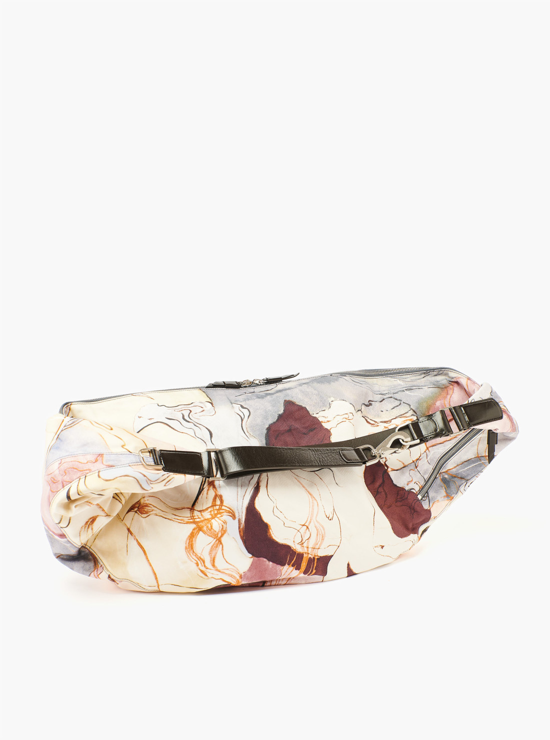 Xl quiver clip bag in printed cotton...