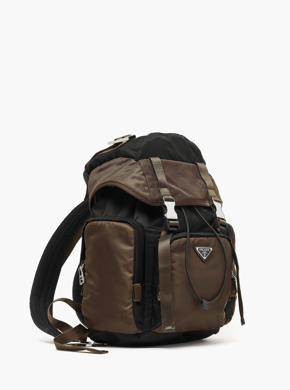 Sac à dos en Re-nylon et cuir