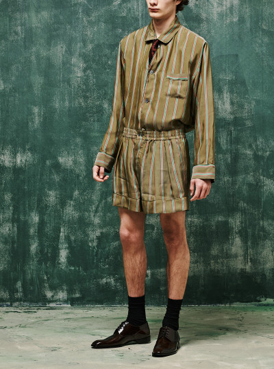 Twill Pajama Shorts