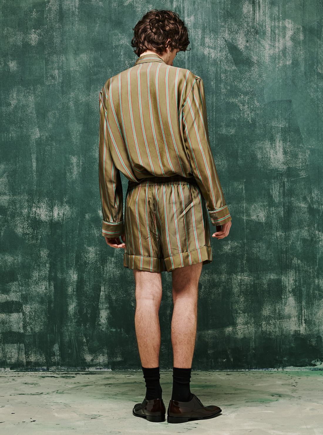 Twill Pajama Shorts