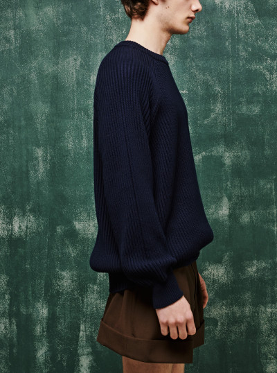 Pull col rond en coton 2