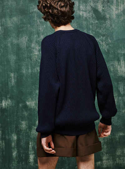 Pull col rond en coton 2