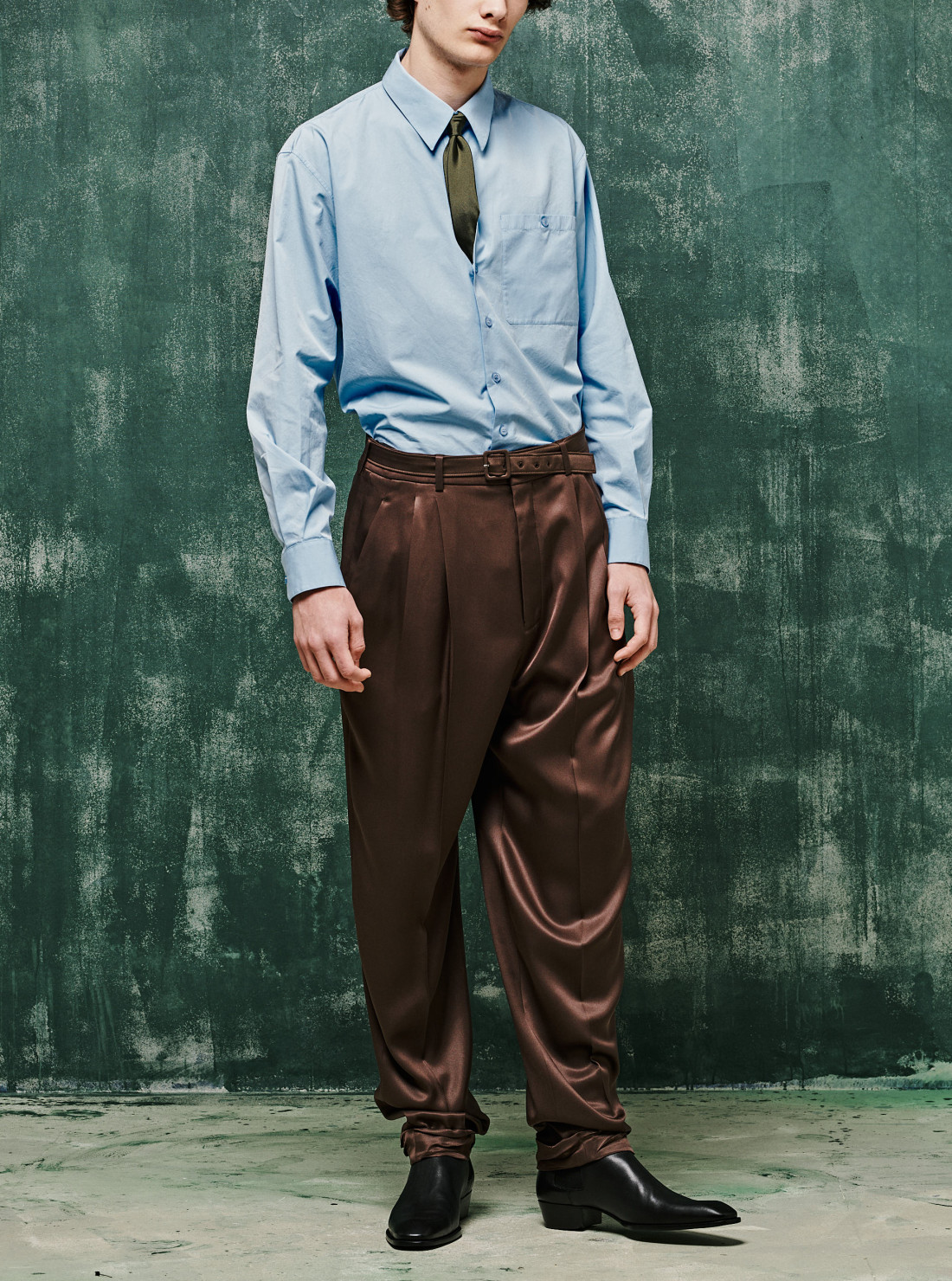 Cotton poplin shirt