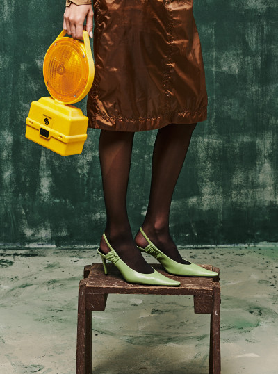 Jupe Crayon En Nylon 2