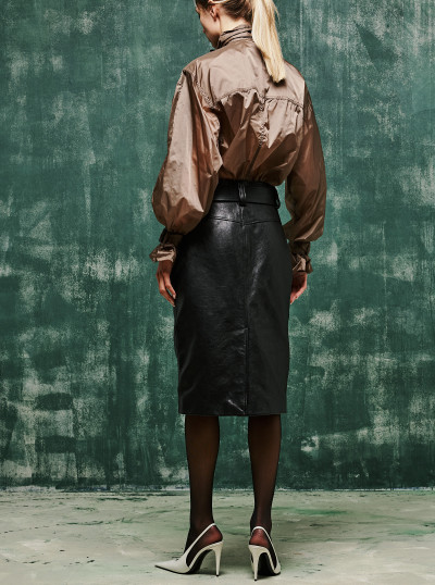 Blouson A Lavalliere En Nylon 2